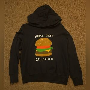 Uniqlo Navy Blue Spongebob Hoodie